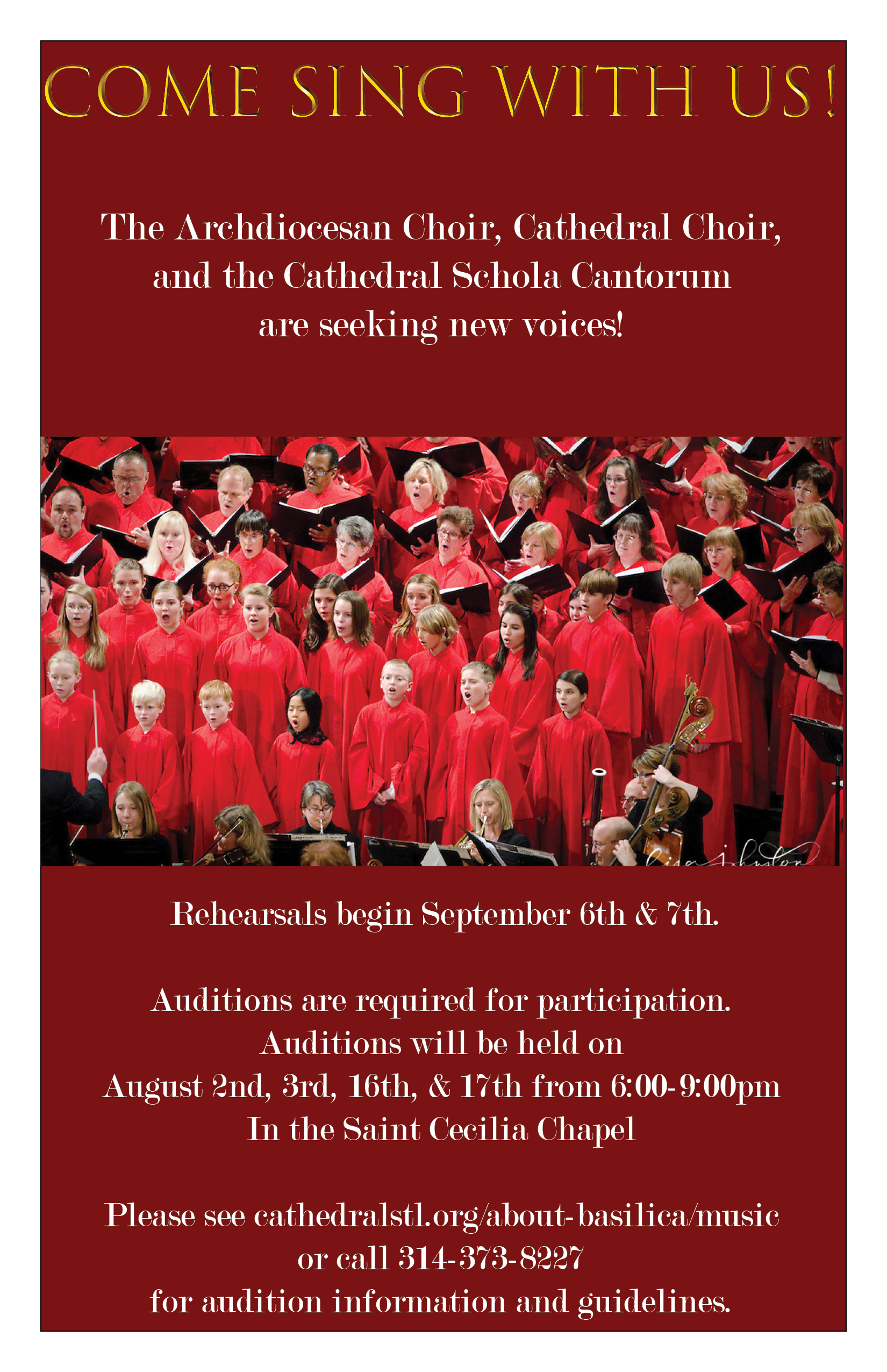 Cathedral Choir Audition Poster.final .04.07.22