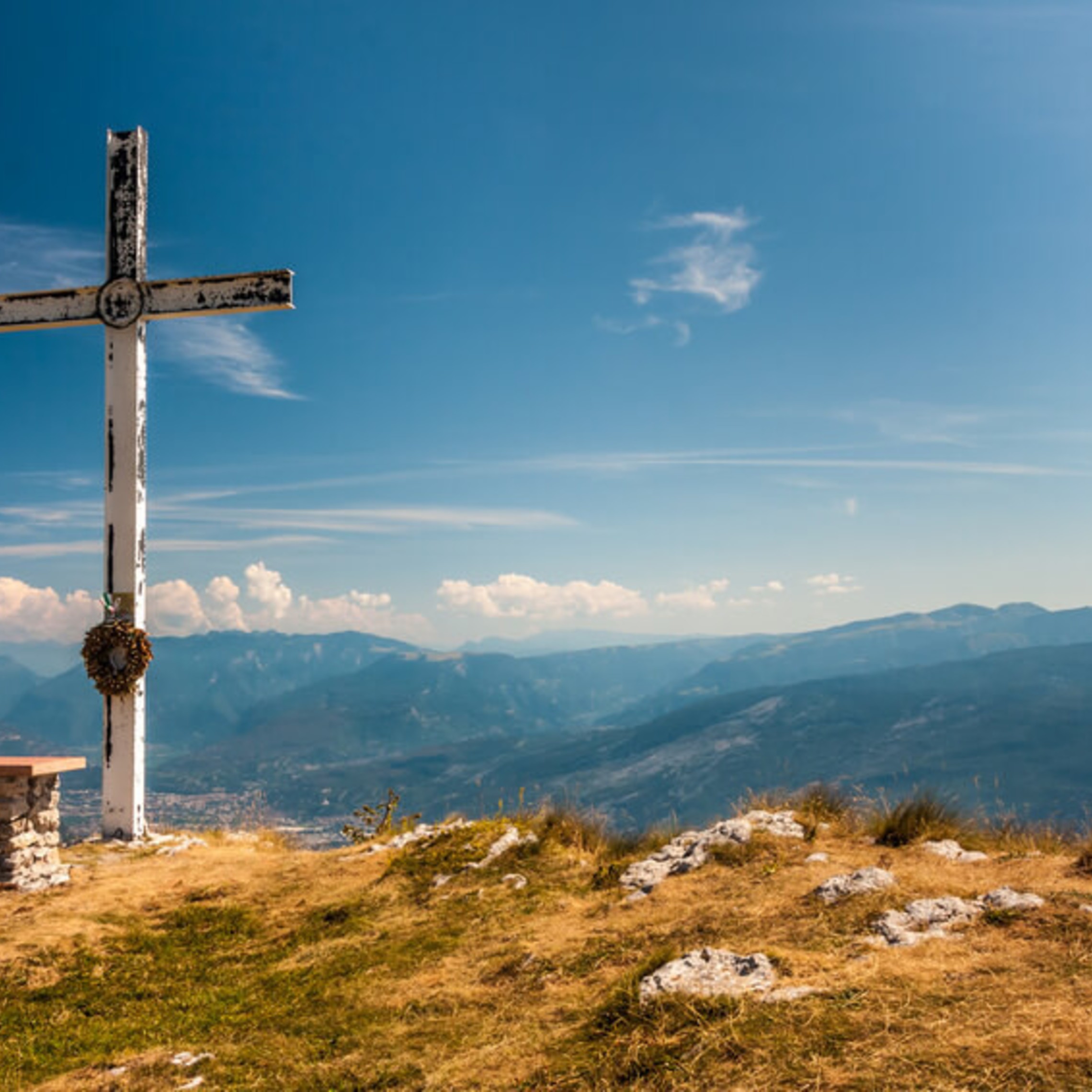 Cross On Mountain