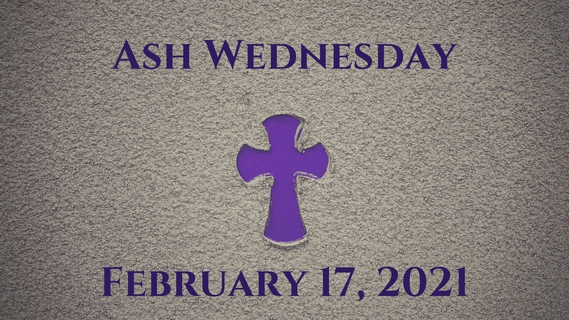 Ash Wednesday Event Card