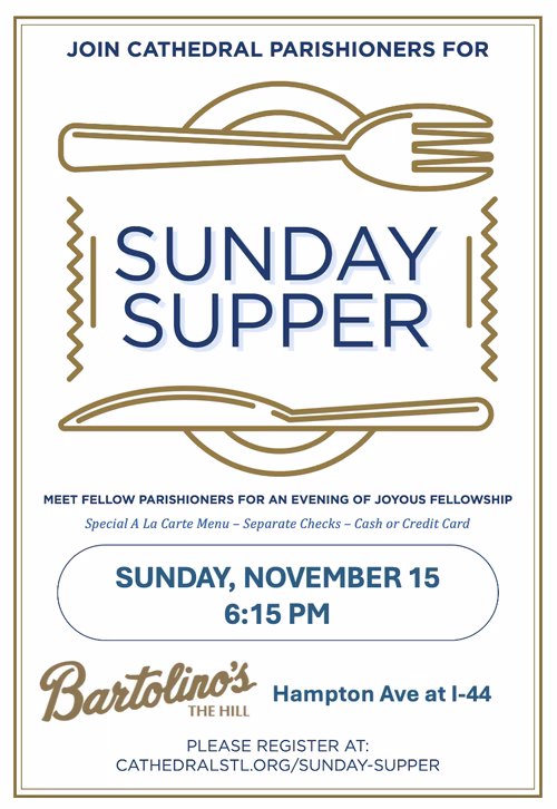 Sunday Supper Nov 15